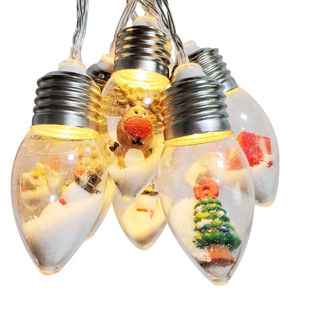 XWSHYW Decoraciones Navideñas Bola de Luz Colgante Navideña, Luz Atmosférica para Colgar En La Pared, Decoración para Salsa de Estar, Cadena de Luces Coloridas