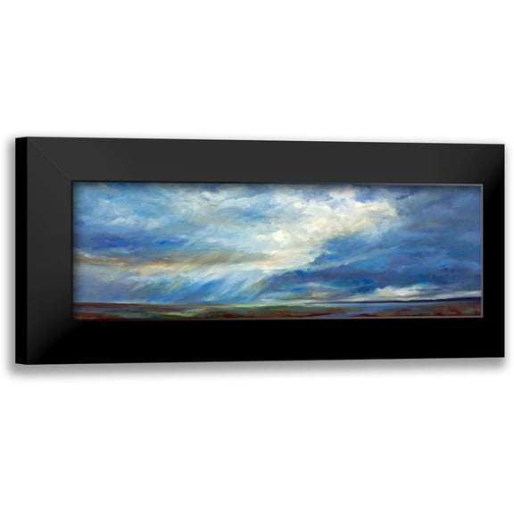 Finch, Sheila 14x7 Black Modern Framed Museum Art Print Titled - Heavenly Light
