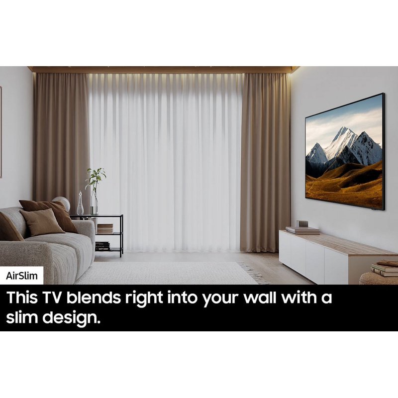 SAMSUNG 85” Class DU8000 Crystal UHD Smart TV UN85DU8000FXZA 2024 display and camera view