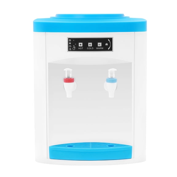 Top Loading Water Cooler Dispenser, 1.1-4.9gal Electric Hot & Cold Water Dispenser Countertop Water Cooler Dispenser with 3 Temperature Settings for Home Office Use