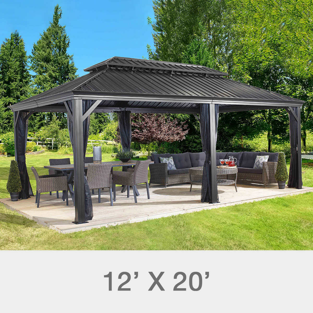 ft Messina Galvanized Steel Roof 
