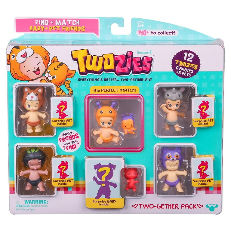 Twozies Season 1 Two-gether Pack, Styles will Vary - Walmart.com
