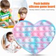 thumbnail image 3 of Push Bubble Sensory Autismo Alivio Estrés Niños Concentración Juguete (Corazón) Likrtyny juguetes de los niños, 3 of 9