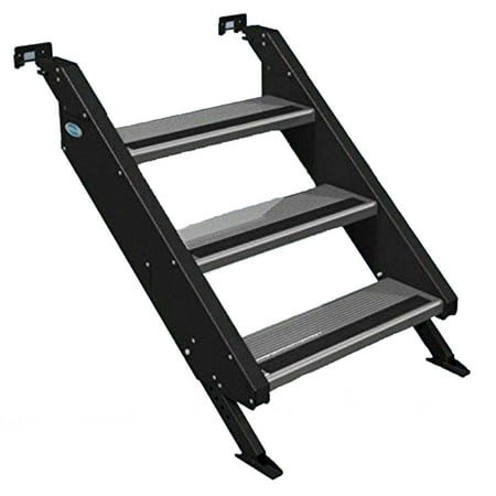 MORryde Quick Connect 3 Step Durable RV Camper Motorhome Entry Stairs