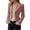 Pink, variant on Womens Long Sleeve Velvet Jacket Embroidered Lapel Spliced Tailored Outerwear Button Detail Fitted Vintage Style Coat Navy XL