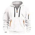 thumbnail image 1 of pstuiky Camisas de manga larga abrigadas para hombre, Sudadera con capucha de manga larga cálida y gruesa de forro polar para hombre, ideal para actividades al aire libre, primavera e invierno. l, 1 of 4