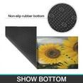 thumbnail image 7 of 2 Piece Sunflower Flowers on White Background Rug Kitchen Rug Set, Decor Kitchen Rugs, Absorbent Non-Slip Washable Floor Mats, Home Indoor Runner Rugs 17"x47"+17"x30", 7 of 7