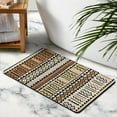 thumbnail image 3 of Bathroom Runner Rug 20x32 in Boho Long Bath Mat Non-Slip Moroccan Geometric Farmhouse Bath Rug Soft Machine Washable Floor Mats for Bathtub Sink Shower, 3 of 5