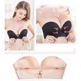 thumbnail image 3 of Women Strapless Instant Breast Lift Invisible Silicone Push Up Bra, 3 of 6