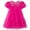 Hot Pink, variant on Girls' Tulle Dress Butterflies Princess Fairy Party Gown Puff Sleeve Cute Birthday Outfits Baby Girl (9 Years, Red)