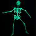 thumbnail image 3 of SDJMa Halloween Luminous Skull Skeleton Body, 12.6 inch Luminous Skull Skeleton Scary Halloween Decoration, Haunted House Tricky Prop, Halloween Toy, Halloween Decoration, 3 of 9