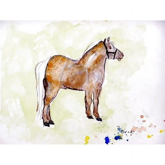 Betsy Drake KT935 16 x 25 in. Shetland Pony Kitchen Towel