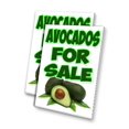thumbnail image 1 of Avocados For Sale (24" X 36") 4mm Corrugated Plastic Panel, Graphics Applied To 1 Side (Pk of 2), 1 of 4