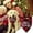 E, variant on Christmas Dog Bandanas Classic Plaid Triangle Holiday Scarf with Santa and Snowman Print,Winter Pet Outfit for Boy and Girl Dogs,Red Green Plaid Dog