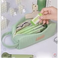 thumbnail image 6 of Yyuenw Large Capacity Pencil Case, Japanese-Style Minimalist Stationery Pouch with Handle, Portable Storage Bag Ideal for Organizing Stationery, 6 of 6