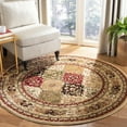 thumbnail image 2 of SAFAVIEH Lyndhurst Oliva Floral Area Rug, Multi/Beige, 10' x 10' Round, 2 of 10