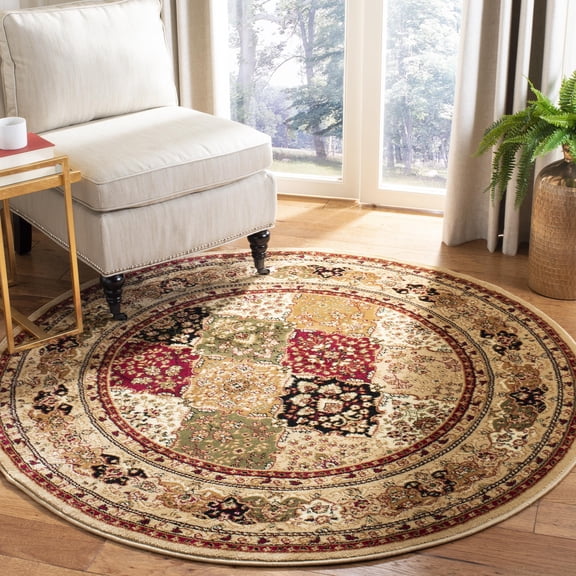 Safavieh Lyndhurst Oliva Floral Area Rug, Multi/Beige, 10' x 10' Round
