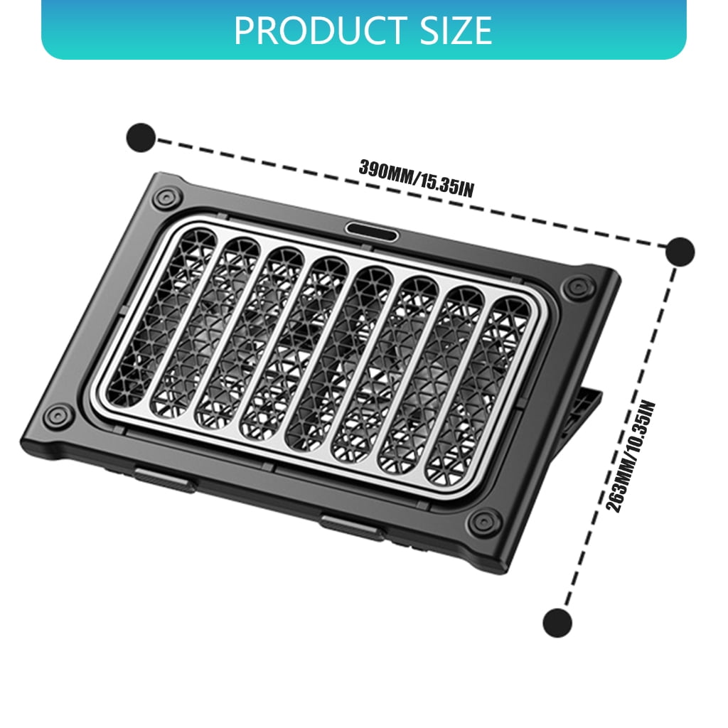 Ergonomic Laptop Stand with Cooling Function Adjustable Angle and Height for 13 to 17 Inch Notebooks Foldable Design