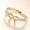 Gold, variant on Boho Knuckle Fashion Butterfly Knot Love Shinny Thumb Stack Ring Jewelry-Gold