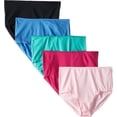 thumbnail image 1 of SURJDE Women's 5 Pack Microfiber Brief Panties, 1 of 1