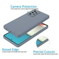 thumbnail image 6 of Cell Phone Cases For 6.5" Galaxy A53 5G, Njjex Liquid Silicone Gel Rubber Shockproof Case Ultra Thin Fit Samsung A53 Case Slim Matte Surface Cover For Samsung Galaxy A53 5G -Gray, 6 of 6