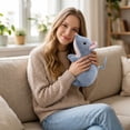 thumbnail image 3 of Giant Realistic Rat Stuffed Toy - Soft Fabric Hamster Plush Decor, Cute Lifelike Mouse Plushie with Tail, Birthday Gift for Animal Lovers 9.8in, 3 of 6