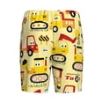 thumbnail image 5 of Naloa Funny Construction Vehicles Men's Short Pajama Pants, Lounge Comfort Shorts with Elasticized Waistband and Side Pockets - 3X-Large, 5 of 9