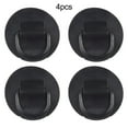 thumbnail image 1 of GLFILL 4pcs Plastic D-Ring Patch Kit PVC Paddle Board D-Ring For Inflatable Boat Kayak 2.4inch Light Weight Waterproof Accessories black, 1 of 9
