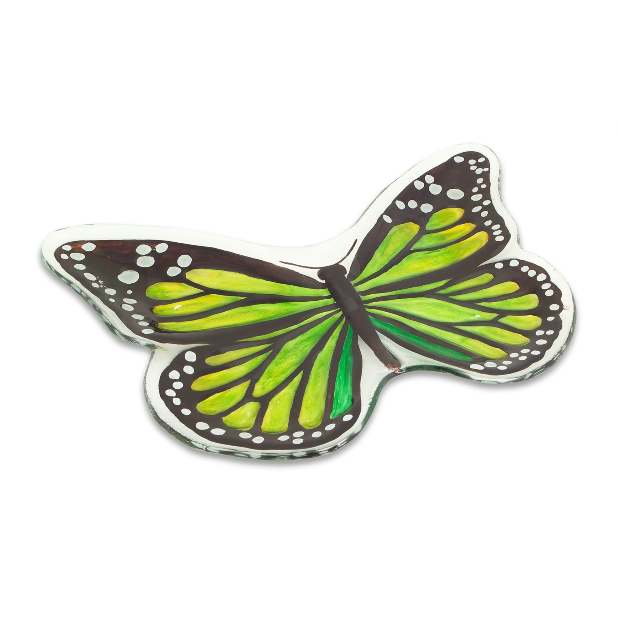 Butterfly Plate (Set of 3) 18"L Glass