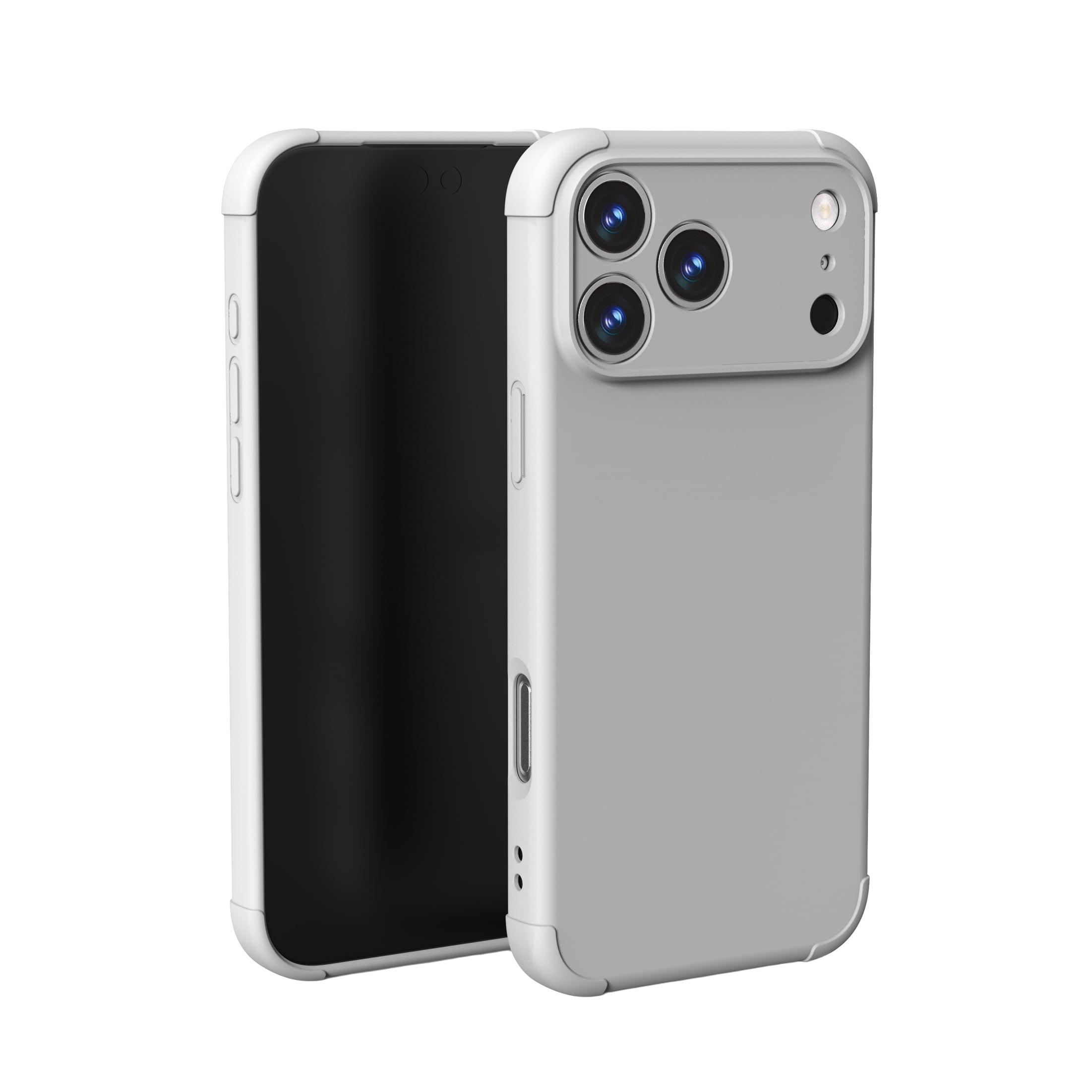 onn iPhone 18 Pro Max and iPhone 17 Pro Max Phone Case with MagSafe, Cool Grey
