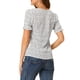 thumbnail image 3 of INSPIRAR CHIC Blusa de Manga Corta con Puff y Cuello de Encaje Floral XS Blanca, 3 of 5