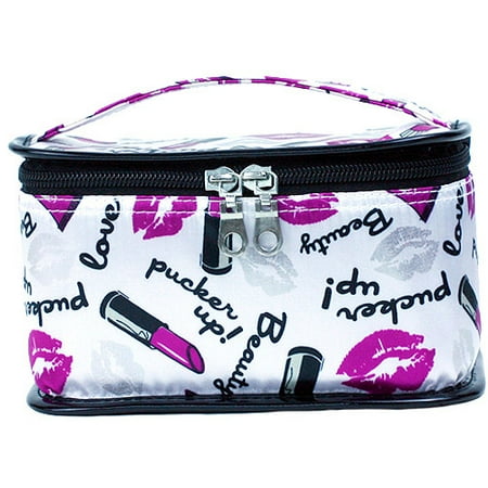 Modella Train Case, Lips Print