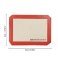 thumbnail image 3 of Silicone Baking Mat Heat-resistant Non Stick Dough Mat Pastry Mat for Kitchen, 3 of 10