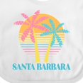thumbnail image 4 of Inktastic Santa Barbara California Girls Baby Bib, 4 of 4