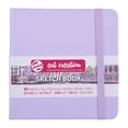 thumbnail image 2 of Talens Art Creation Sketchbook, Drawing Notebook, 4.7 x 4.7 inches (12 x 12 cm), Pastel Violet - 5 Pack, 2 of 5