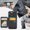 Black, variant on ELEHOLD Case for iPhone 16 Pro, Shockproof Magnetic Leather Wallet Case with Hand Grip & Kickstand & RFID Blocking,Black