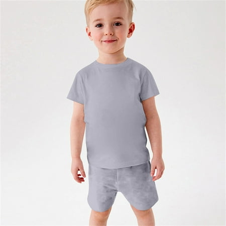 

uublik Baby Girls Clothing Sets Cute Short Sleeve T-Shirt Top Shorts 2 Piece Set