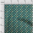 thumbnail image 1 of oneOone Cotton Poplin Twill Dark Teal Green Fabric Halloween Dress Material Fabric Print Fabric By The Yard 56 Inch Wide, 1 of 4