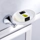 thumbnail image 2 of Jabonera de cerámica para ducha de pared de baño, soporte de latón Cromo, 2 of 9