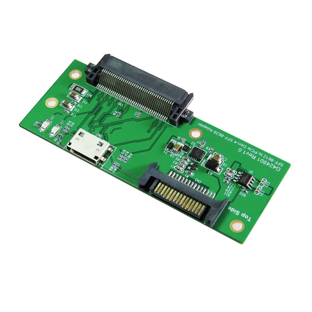 LINKUP - OCuLink PCIe SFF-8611 4i to OCuLink SFF-8611 SSD データ