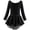 Black, variant on NordicNest Little Girls' Dresses Long Sleeve Ballet Skirted Leotards Dance Tutu Outfit Ballerina Dress for Girl