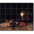 thumbnail image 1 of Ceramic Tile Mural-William Chase Still Life Custom Tile Mural 26. 25.5" w x 21.25" h using (30) 4.25 x 4.25 ceramic tiles, 1 of 3