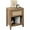 Natural Oak, variant on SICOTAS Farmhouse Rattan Nightstand Set of 2 with 1 Drawer and 1 Shelf