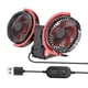 thumbnail image 1 of Ventilador de enfriamiento automático Ventilador plegable Ligero Fuerte viento Refrigeración por aire Ventilación giratoria 5V, 1 of 9