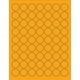 Boîte Partners LL191OR 1 in. Fluorescent Orange Cercle Étiquettes Laser - Pack de 6300 – image 1 sur 1