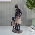 thumbnail image 4 of Figuras de resina de estilo Escritorio Humano Decorativo Coleccionable de mesa Estatua africana Escultura para decoración Oficina Sala Sunnimix Escultura Africana, 4 of 8