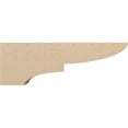 thumbnail image 3 of 6"W x 36"D x 12"H Thin Ridgewood Rough Cedar Woodgrain TimberThane Corbel, Primed Tan, 3 of 6