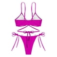 thumbnail image 3 of WILLBEST Traje de Baño Dama conjunto de Bikini de Mujer Tanga Bikini de Dos Piezas Traje de Baño Ajustable Sexy Traje de Baño con Anillo, 3 of 4
