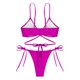 thumbnail image 3 of WILLBEST Traje de Baño Dama conjunto de Bikini de Mujer Tanga Bikini de Dos Piezas Traje de Baño Ajustable Sexy Traje de Baño con Anillo, 3 of 4