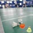 thumbnail image 4 of OULII 1Set Badminton Trainer with Rebound Shuttlecock Yellow Indoor Outdoor Solo Training Tool for Skill Improvement, 4 of 8
